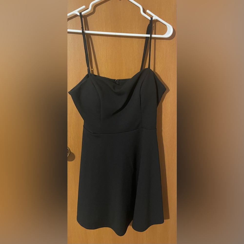 B. Smart Juniors Black Mini Dress with Adjustable Straps